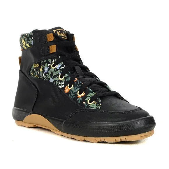 Keds x Rifle Paper Co. Women's Scout IV Black Water Resistant Lottie Boots - Picture 2 of 4
